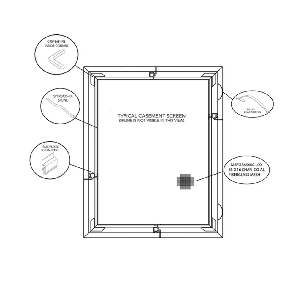 CA1 - Casement Screen - RiteScreen Shop