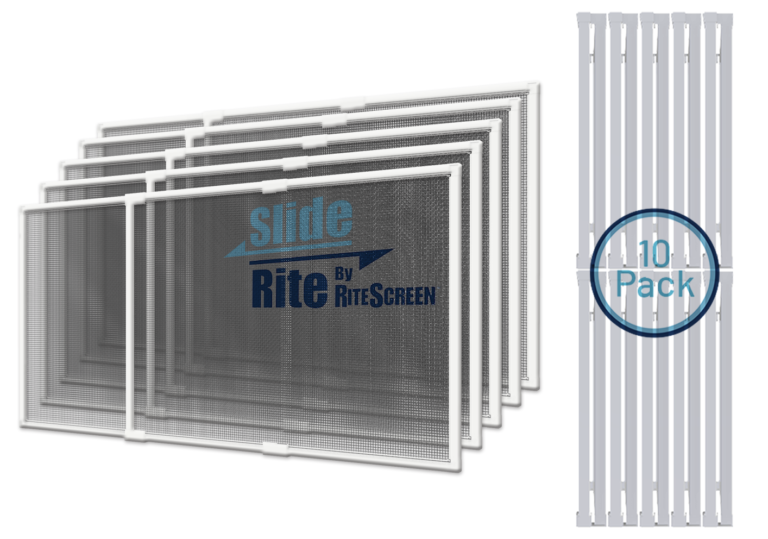 Hicarer 4 Pcs Expandable Window Screen Adjustable Sliding Window Screen Mesh With Zinc Plated Rails And Varnished Wood Ends Replacement